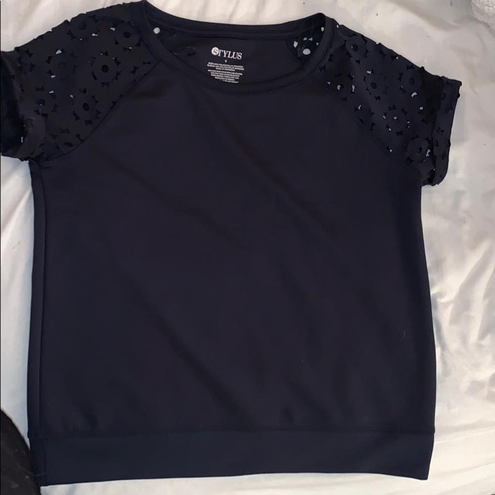 Dark blue blouse